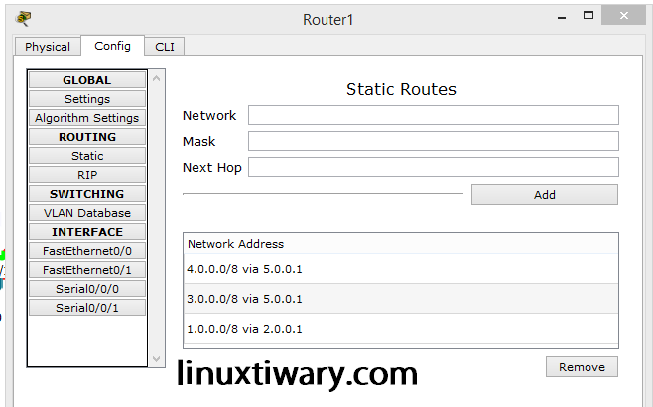 routing during null route